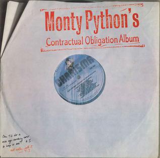 <i>Monty Pythons Contractual Obligation Album</i> 1980 studio album by Monty Python