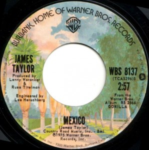 <span class="mw-page-title-main">Mexico (James Taylor song)</span> 1975 single by James Taylor