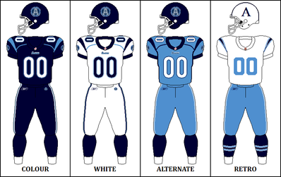 toronto argonauts uniforms