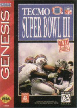 <i>Tecmo Super Bowl III: Final Edition</i> 1995 video game