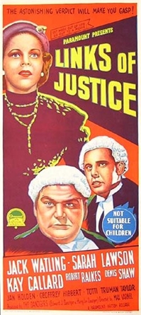 <i>Links of Justice</i> 1958 British film by Max Varnel