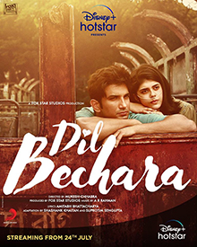 Dil Bechara фильмінің poster.jpg