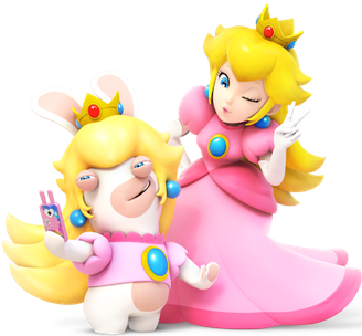 Rabbid Peach Video game character