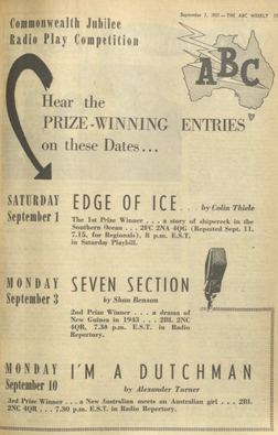 <i>Seven Section</i> 1951 Australian radio drama