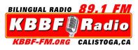 KBBF Radio station in Calistoga, California