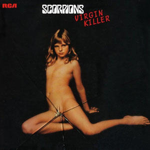 Virgin Killer is the fourth studio album by the German rock band Scorpions. It was released in 1976 and was the band's first album to attract attention outside Europe. The title is described as being a reference to time as the killer of innocence. The original cover featured a nude prepubescent girl, which stirred controversy in the UK, US and elsewhere. As a result, the album was re-issued with a different cover in some countries.