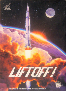 <i>Liftoff!</i> 1989 Space Race Board Game