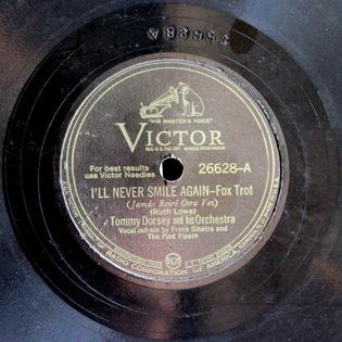 <span class="mw-page-title-main">I'll Never Smile Again</span> 1939 song by Ruth Lowe