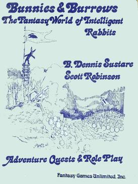 <i>Bunnies & Burrows</i> Tabletop fantasy role-playing game from 1976