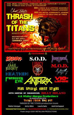 <span class="mw-page-title-main">Thrash of the Titans</span> 2001 benefit concert