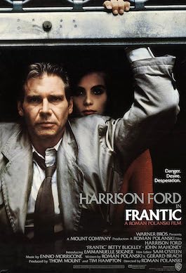 <i>Frantic</i> (film) 1988 film by Roman Polanski