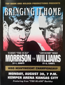 <span class="mw-page-title-main">Tommy Morrison vs. Tim Tomashek</span> Boxing match