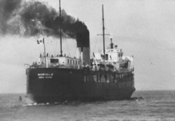 SS Norisle departing South Baymouth, June 1974 SS Norisle.jpg