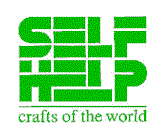 Logo of SELFHELP Crafts of the World, later to become Ten Thousand Villages. Self help.png