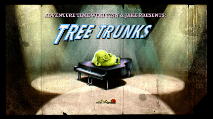 tree trunks adventure time house