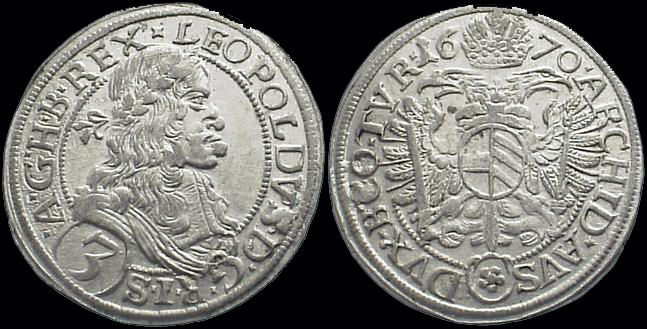 File:Coin of Leopold I 3 Kreuzer 1670.jpg