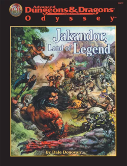 <i>Jakandor, Land of Legend</i> 1998 role-playing supplement