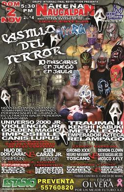 <span class="mw-page-title-main">El Castillo del Terror (2014)</span> 2014 International Wrestling Revolution Group event