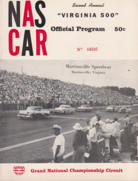 <span class="mw-page-title-main">1957 Virginia 500</span> Auto race held at Martinsville Speedway in 1957