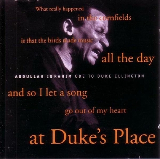 <i>Ode to Duke Ellington</i> Studio album by Abdullah Ibrahim