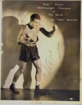 <span class="mw-page-title-main">Eddie Babe Risko</span> American boxer