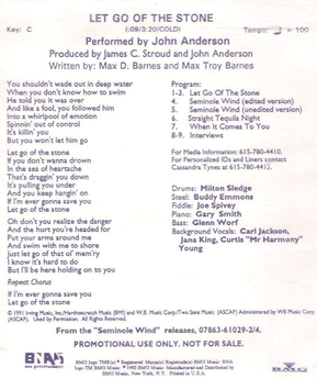 <span class="mw-page-title-main">Let Go of the Stone</span> 1992 single by John Anderson