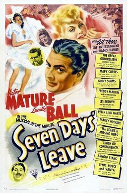 <i>Seven Days Leave</i> (1942 film) 1942 film by Tim Whelan