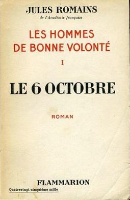 File:Cover of Le 6 octobre by Jules Romains.jpg