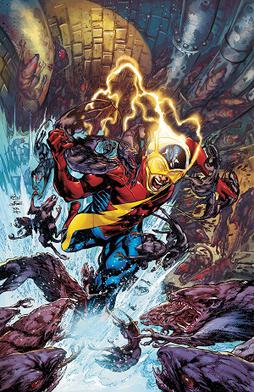 Earth 2's Jay Garrick from the cover of Earth 2 #2.