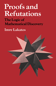 <i>Proofs and Refutations</i> 1976 book by Imre Lakatos