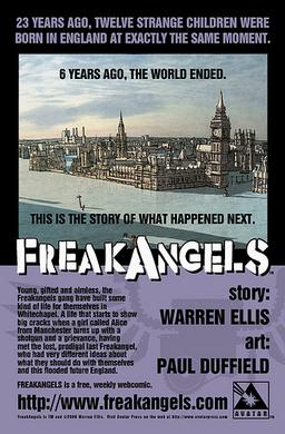 FREAKANGELS VOLUME 3 TRADE PAPERBACK BY WARREN ELLIS & PAUL DUFFIELD -  COMICS - GRAPHIC NOVELS