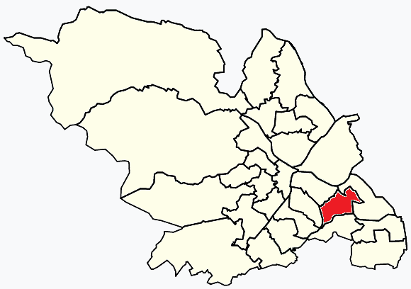 Richmond Sheffield, map