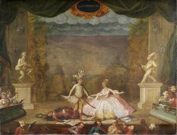 File:'Downfall of Shakespeare on a Modern Stage', Williams Dawes artist, V&A Museum UK.jpg