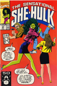 The Sensational She-Hulk #29  Marvel comics artists, Shehulk, Marvel  comics covers