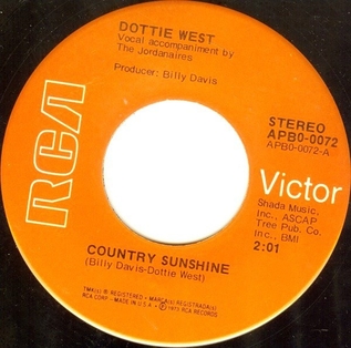 <span class="mw-page-title-main">Country Sunshine (song)</span> 1973 single by Dottie West