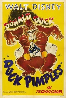 <i>Duck Pimples</i> 1945 Donald Duck cartoon