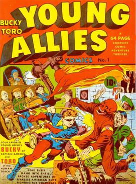 Young Allies Comics #1 (Summer 1941). Art by Jack Kirby.