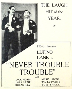 <i>Never Trouble Trouble</i> 1931 film