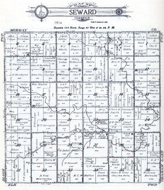 Map of Seward Township - 1914 Seward Township, MN, 1914.jpg