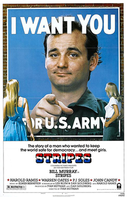 <i>Stripes</i> (film) 1981 film by Ivan Reitman
