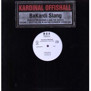 BaKardi Slang 2000 single by Kardinal Offishall