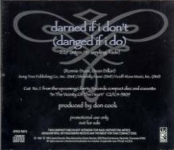 Darned If I Dont (Danged If I Do) 1995 single by Shenandoah