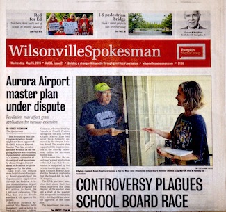 File:Wilsonville Spokesman front page 2019.jpg