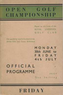 <span class="mw-page-title-main">1947 Open Championship</span> 1947 golf tournament held at the Royal Liverpool Golf Club, Hoylake, Wirral, England