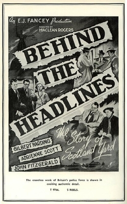 <i>Behind the Headlines</i> (1953 film) 1953 film by Maclean Rogers