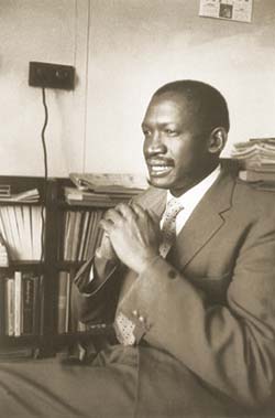 <span class="mw-page-title-main">Robert Sobukwe</span> Founding president of the Pan Africanist Congress (1924–1978)