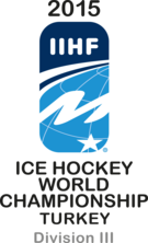 Эмблема ЧМ по хоккею 2015, дивизион 3.