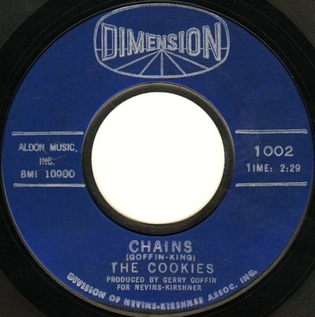 <span class="mw-page-title-main">Chains (Cookies song)</span> 1962 single by the Cookies