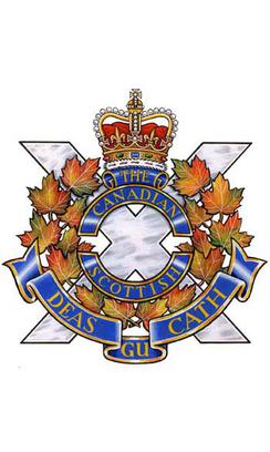 CORRECT 100% WOOL CAMPBELL TARTAN 4 CANADIAN ARMY LORNE SCOTS REGIMENT CAP BADGE 