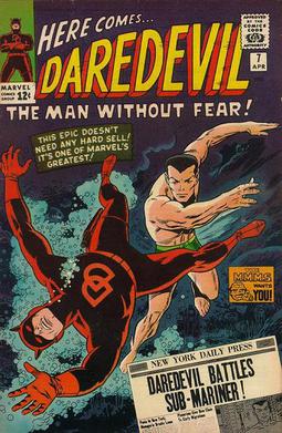 Daredevil #7 (April 1964): Wood's best-known work for Marvel, debuting Daredevil's modern red costume.